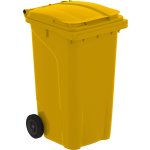 Naodpad popelnice 240 l žlutá – Zboží Mobilmania