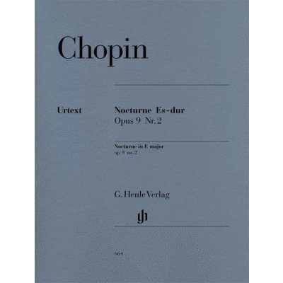 Chopin Nocturne In E Flat Op.9 No.2 noty na klavír – Zboží Mobilmania