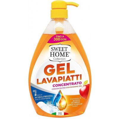 Sweet Home Piatti Gel Aceto di Mele hustý jar na nádobí 1000 ml – Zboží Mobilmania