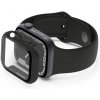 Obal a kryt k chytrým hodinkám Belkin Screenforce TemperedCurve 2v1 pouzdro s tvrzeným sklem pro Apple Watch 41mm - černé OVG003zzBK