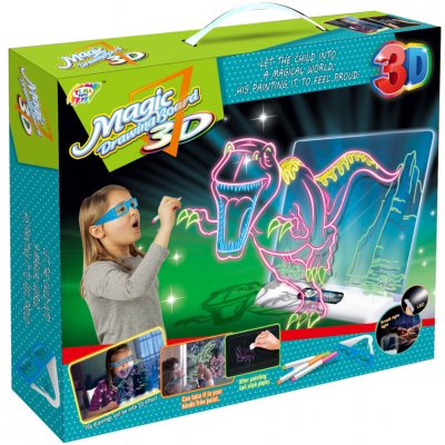 Alltoys Kreslící tabulka 3D dinosauři – Zboží Dáma