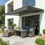 Gutroof Markýza na terasu CLASSIC 400x300 Grey – Sleviste.cz