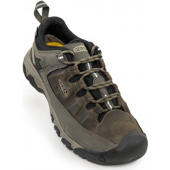 Keen Targhee III WP M black olive golden nízké nepromokavé kožené