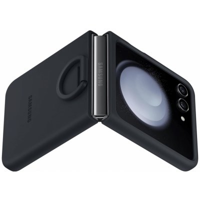Samsung Galaxy Z Flip5 Silikonový kryt s držákem na prst Indigo EF-PF731TNEGWW – Zboží Živě
