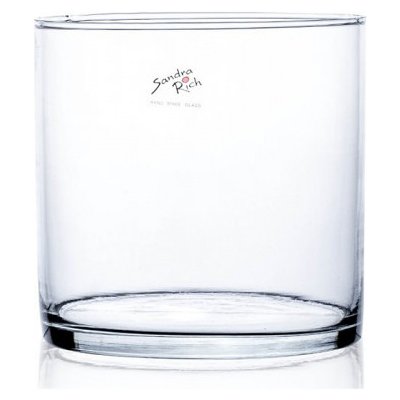 Váza CYLI válcovitá ruční výroba skleněná d15x15cm od 210 Kč - Heureka.cz