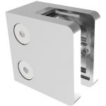 Hahn Steel Nerez držák skla 45 x 45 mm, pro profil - rovný – Sleviste.cz