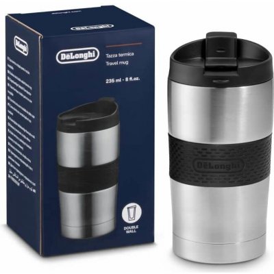 De'Longhi Nerezový cestovní termo hrnek 300 ml – Zbozi.Blesk.cz