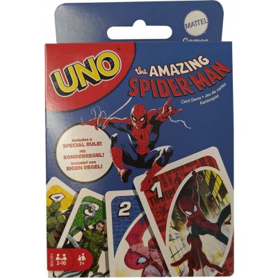 Mattel Games Uno Spider Man – Zboží Mobilmania