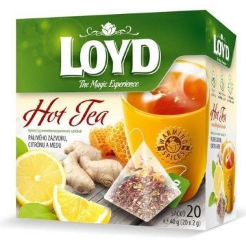 Loyd HOT Tea zázvor citrón med 20 x 2 g