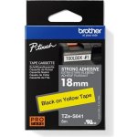 Brother TZe-S641 žlutá černá 18 mm – Zboží Dáma