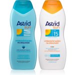 Astrid Sun OF15 hydratační mléko na opalování 200 ml + Sun hydratační mléko po opalování 200 ml duopack dárková sada – Hledejceny.cz