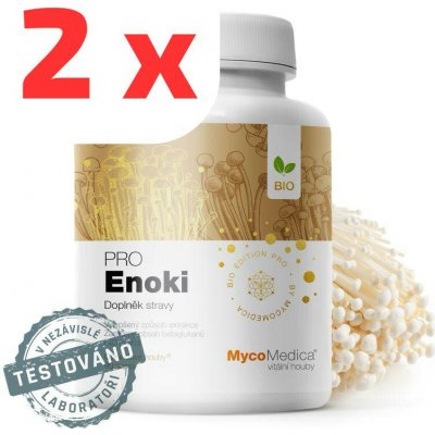 MycoMedica BIO Enoki PRO 2 x 90 kapslí – Hledejceny.cz