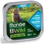 Monge BWILD Grain Free ADULT Ančovičky 32 x 100 g – Zbozi.Blesk.cz