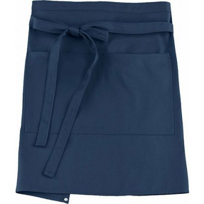 CG Workwear Gastro zástěra Roma s kapsami odolná proti pomačkání modrá tmavá CGW1262 – Hledejceny.cz