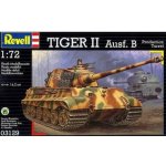 Revell Model Kit Plastic tank 03129 Tiger II Ausf. B 1:72 – Zbozi.Blesk.cz