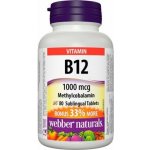 Webber Naturals B12 1000 mcg 80 tablet – Hledejceny.cz