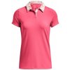 Dámské sportovní tričko Under Armour Dámské golfové triko Iso Chill Short Sleeve Růžová