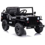 Mamido elektrický vojenský jeep Willys 4x4 černá – Sleviste.cz