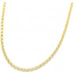B&B Goldinvestic Zlatý řetízek anker zdobený N4817-585/1000 – Zboží Dáma