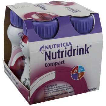 NUTRIDRINK COMPACT S PŘÍCHUTÍ LESNÍHO OVOCE POR SOL 4X125ML