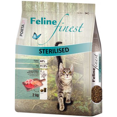 Porta 21 Feline Finest Sterilised s kuřecím a rybou 2 kg – Zboží Mobilmania