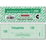 Baloušek tisk ET305 Bločkové vstupenky 1-200 – Zboží Dáma