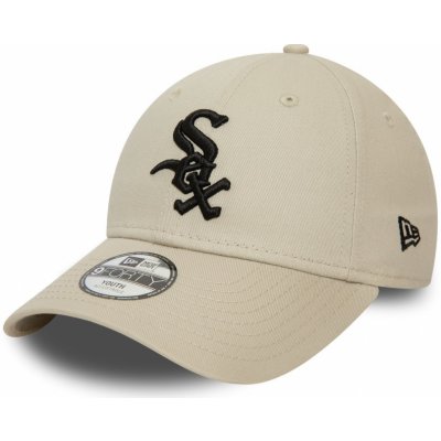 New Era 9Forty MLB League Essential Chicago White Sox K 60503646 dětská béžovo-černá – Sleviste.cz