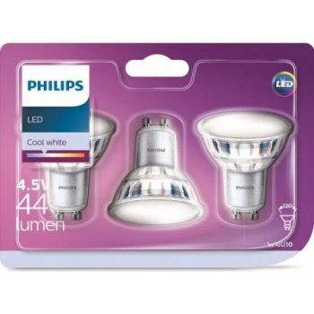 Philips LED žárovka MV GU10 4,5W 50W denní bílá 4000K , reflektor