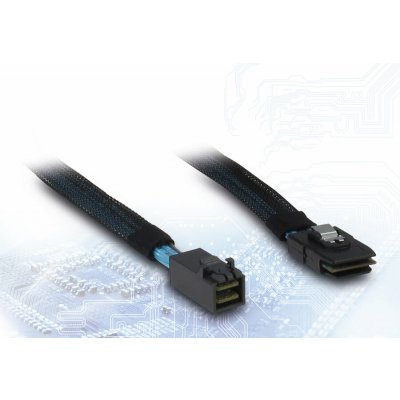 Inter Tech kabel Mini-SAS 0,75m 88885005 – Zboží Živě