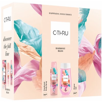 C-Thru Harmony Bliss deodorant 75 ml + sprchový gel 250 ml pro ženy dárková sada – Zbozi.Blesk.cz