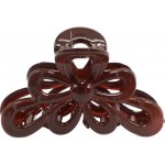 Vyřezávaný skřipec na vlasy Barva: vínově červená – Zboží Dáma