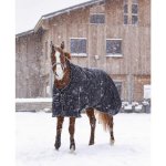 Riding World Lehká výběhová deka Oxford s fleecem black – Zboží Dáma