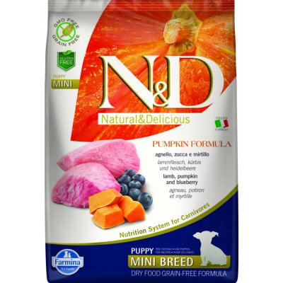 N&D Pumpkin Puppy Mini Grain Free Lamb & Blueberry 7 kg – Zbozi.Blesk.cz