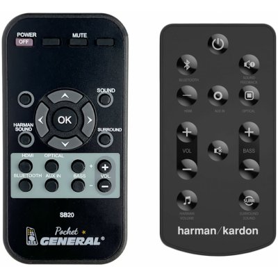 Dálkový ovladač General Harman Kardon SB20 – Hledejceny.cz