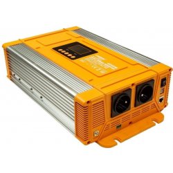 Carspa PX2000-24, 24V/230V+USB 2000W čistá sinusovka