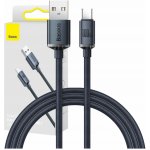 Baseus CAJY000401 Crystal shine, 1,2m, černý – Zboží Živě