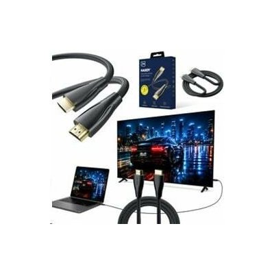 3mk Hardy HDMI 2.1 3 m, černý 5903108774901 – Hledejceny.cz