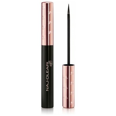 Naj-Oleari Impeccable Eyeliner tekuté oční linky 01 vinyl black 4 ml – Zboží Mobilmania