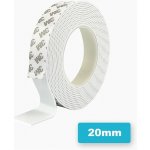 3M bílá lepící páska oboustranná pěnová 20 mm x 5 m