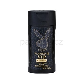 Playboy Vip Black Edition for Him sprchový gel 250 ml