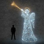 Eco Fix 3D LED světelný anděl s trumpetou, 500 cm, ledově bílá, hliník – Hledejceny.cz