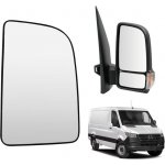 Sklo zrcátka Convitex pravé pro MERCEDES SPRINTER 907 910 2018-2024 Manuální konvexní