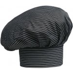 EGOCHEF Vysoká kuchařská čepice EGOchef- jemné bílé pásy E-7000054A – Sleviste.cz