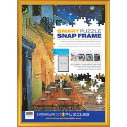 EUROGRAPHICS Snap Frame Zlatý hliníkový klaprám na puzzle 48,89x67,63cm