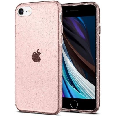 Pouzdro Spigen Liquid Crystal Glitter Apple iPhone 7/8/SE 2020/2022 růžové – Zboží Mobilmania