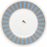 Pip Studio Love Birds talíř 21 cm modrý-khaki – Sleviste.cz