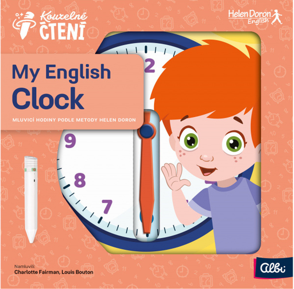 Albi Kouzelné čtení Kniha Mluvicí hodiny My English Clock