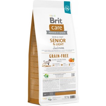 Brit Care Grain-free Senior & Light Salmon 12 kg