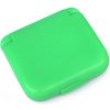Krejčovská křída a mýdlo cestovní šitíčko v plastovém pouzdře barva: zelená