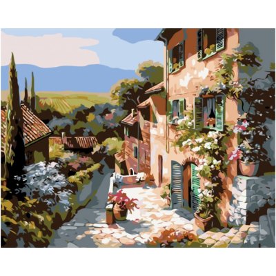 MALUJEŠ Malování podle čísel DŮM V TOSKÁNSKU – Zboží Dáma